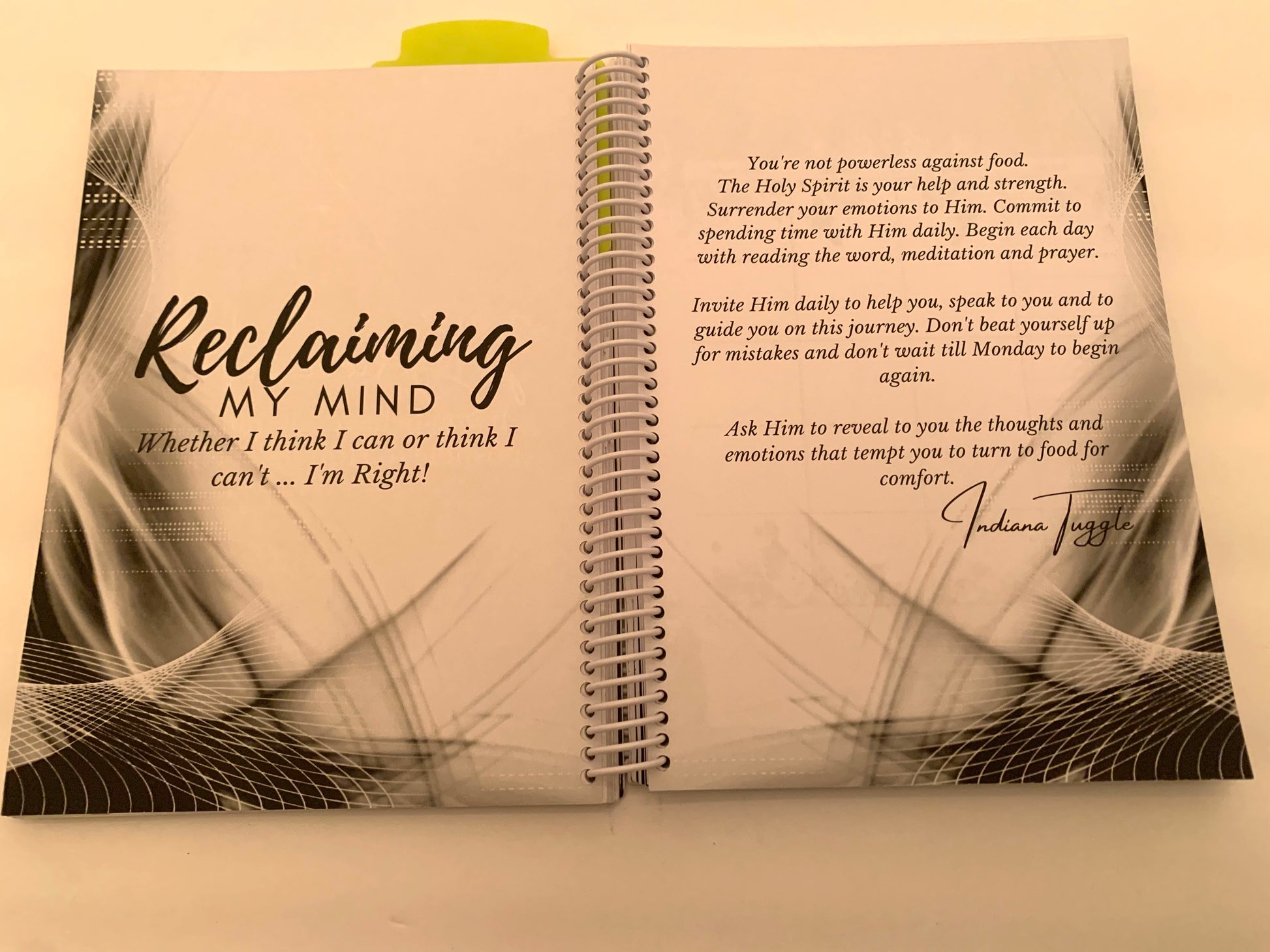 Reclaiming My Temple - A Weight-Loss Journal/Planner for Emotional Eaters - IndiWrites