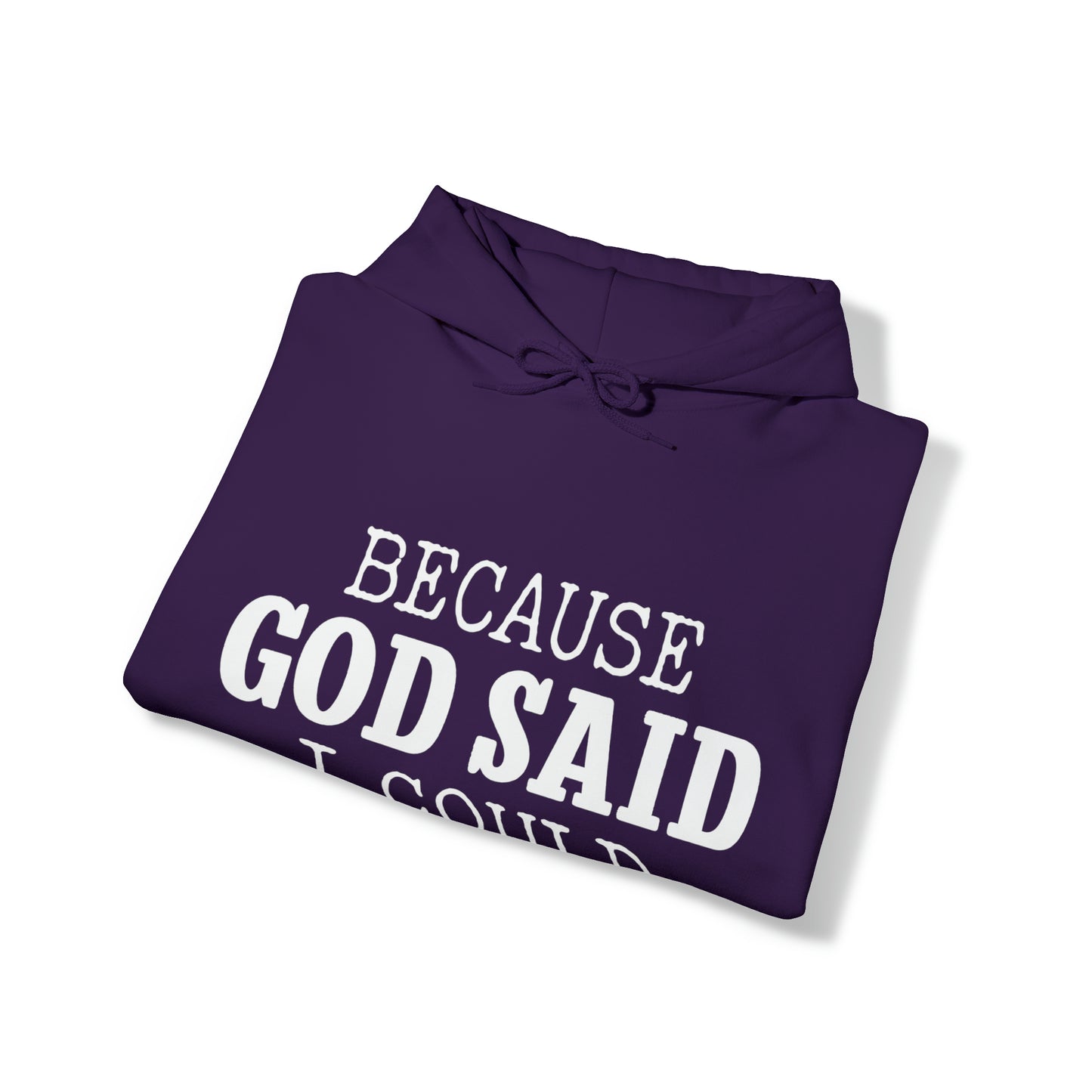 Because God Said Hoodie