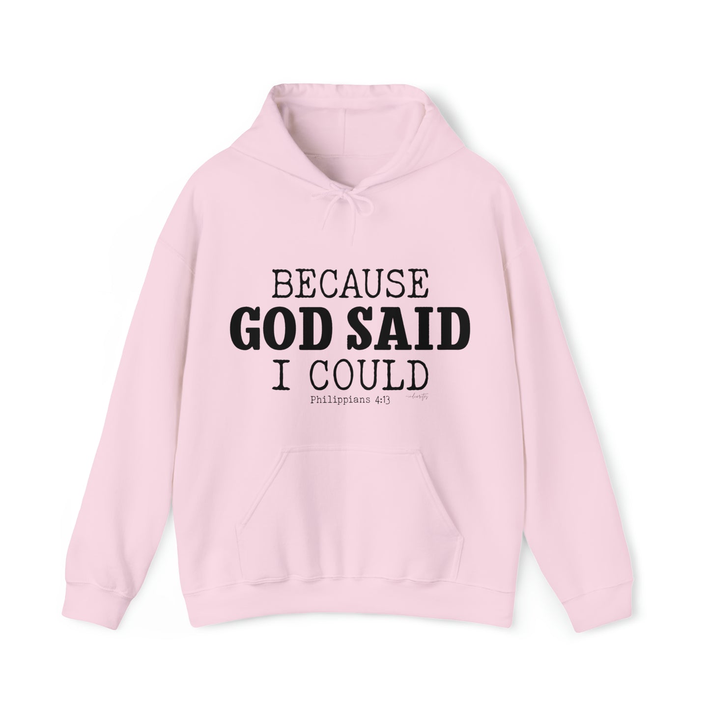 Because God Said Hoodie