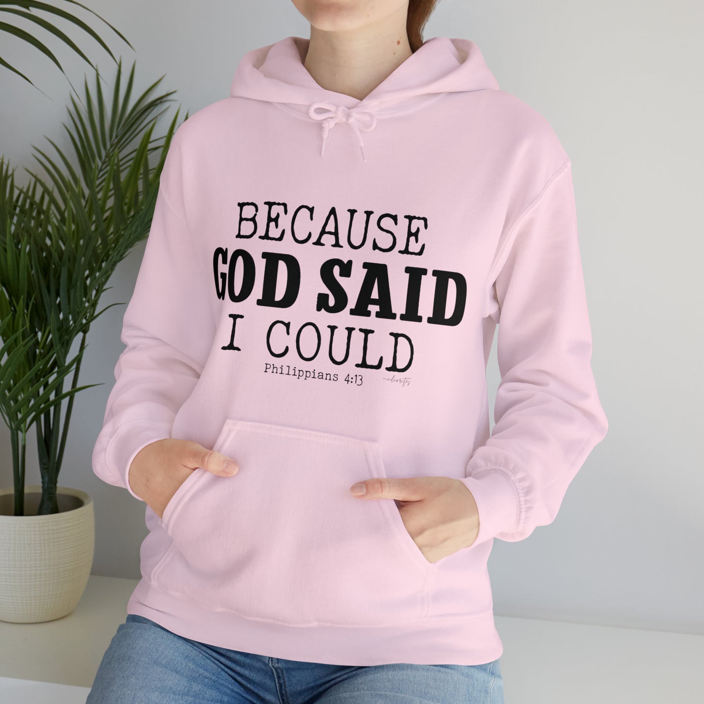 Because God Said Hoodie