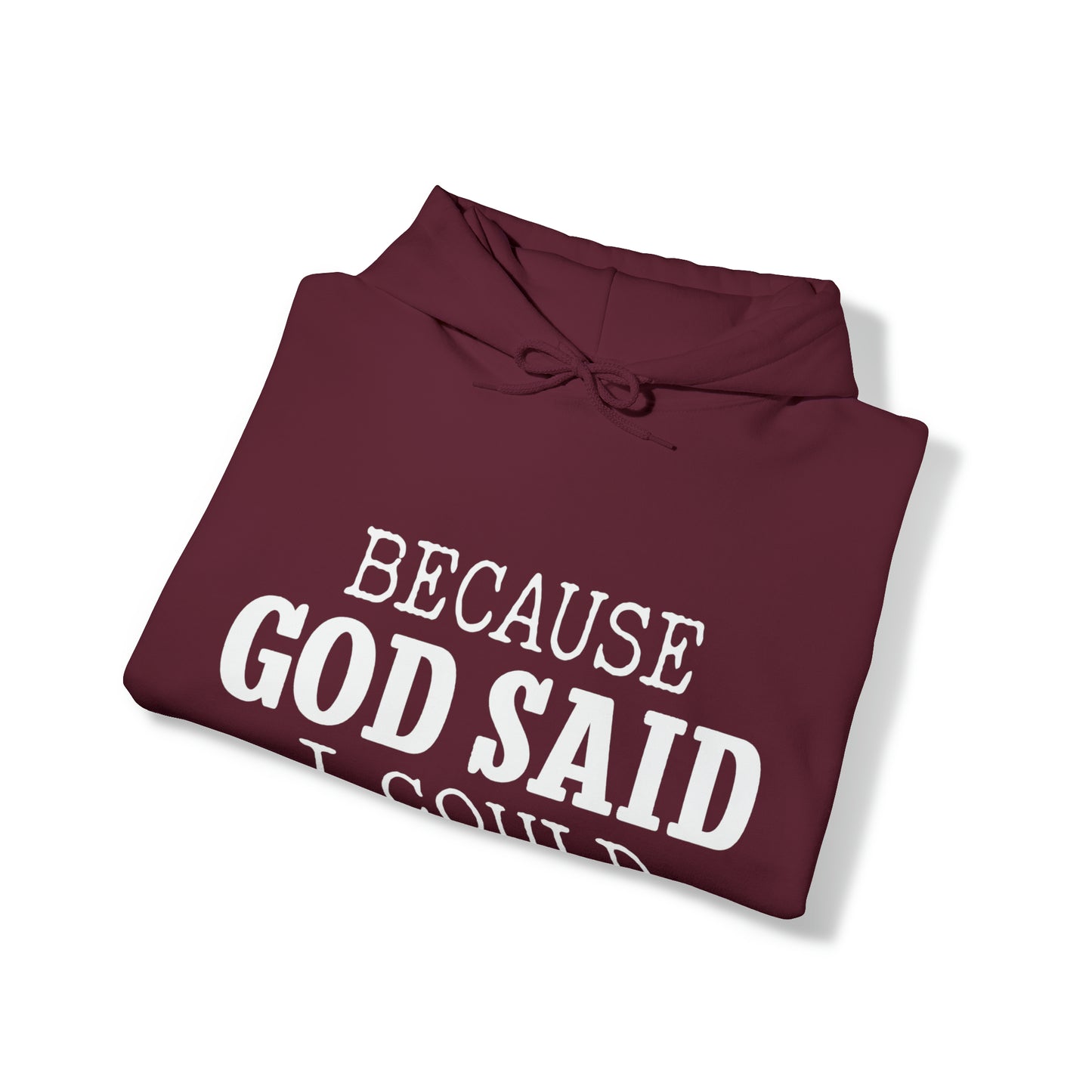 Because God Said Hoodie