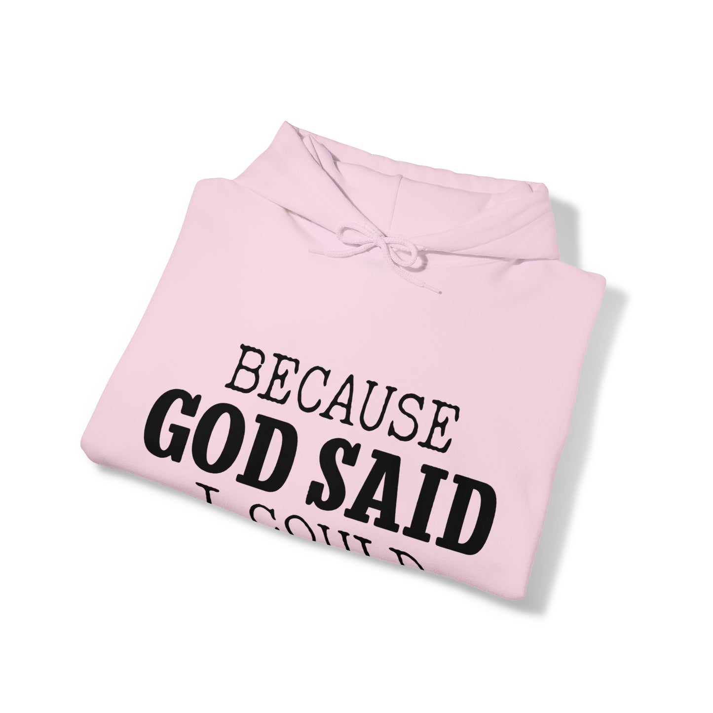 Because God Said Hoodie