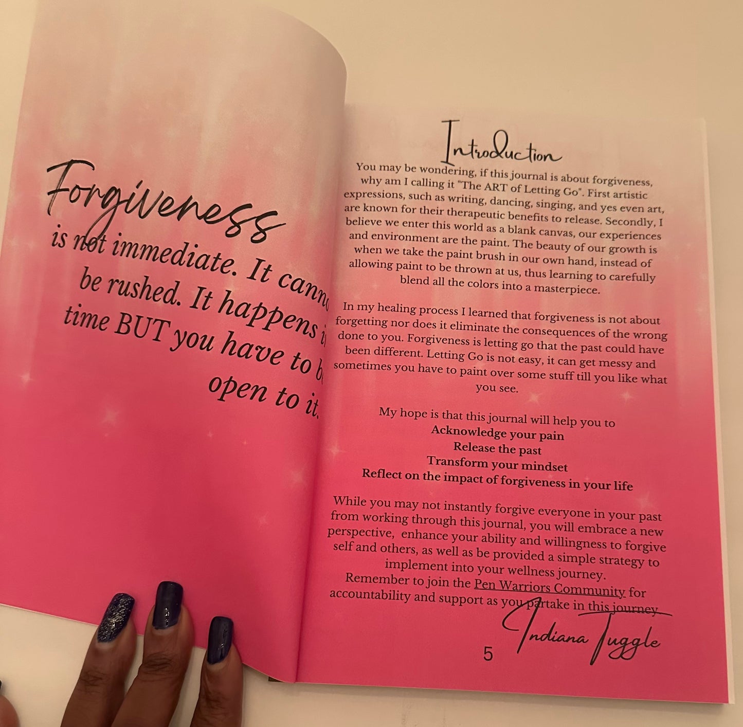 The ART of Letting Go - A Forgiveness Journal